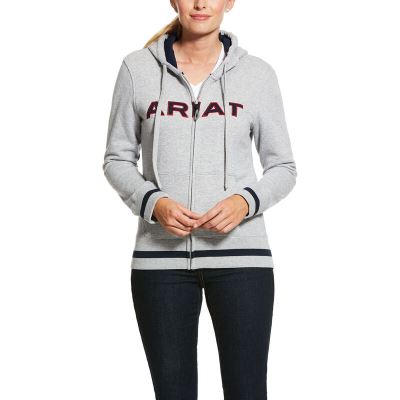 Ariat Logo - Hoodie Grijs Dames - 27396-338